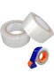 HULPPRE 2pack 180meters/Roll 2" x 196 Yards Heavy Duty Clear Packing Tape with Dispenser