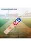 Intense Zing Kashmir Willow Cricket Bat Size: Short Handle, Ball_ type : Leather Ball - 2