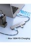 USB C Hub with 4K@60Hz HDMI, 10Gbps Data Transfer with 2 USB C and 2 USB 3.2 Gen2, PD 100W, - 8
