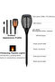 Solar Flame or Fire Torch Light, Waterproof Flickering LED, Solar Powered Outdoor Lamp (2 Pack)
