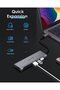 USB C Hub Multiport with 4K HDMI, 3 USB 3.0, SD/Micro SD Card Reader, 100W PD Compatible 202 - 6
