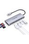 USB C Hub with 4K HDMI, 3 USB 3.0, SD 3.0 Card Reader Compatible MacBook Pro, New Mac Air/Su