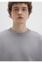 Crew Neck Gray Men's Sweatshirt M0S10404-70076 - 5