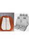 Luxury Quilted Car Seat Covers Full Set – Universal Fit for 5 Seats - 2