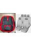 Luxury Quilted Car Seat Covers Full Set – Universal Fit for 5 Seats - 2