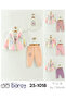 Baby Girl Printed Sweatshirt, Pants and Jacket 3-Piece Set (9-12-18 Months) - 7