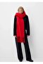 Set of 3 Soft Imported Soft Textured Women's Burgundy-White-Red Scarves, Shawls, Shoulder Wraps - 6