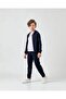 Children's 7-8-9-10 Years Old Zippered Hooded 2 Thread Seasonal School Tracksuit Set - 3
