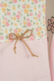 Baby Girl Floral Pattern Vest 3-Piece Tracksuit Set (9-12-18 Months) - 3