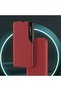 Husa iPhone 15 Plus Leather View flip tip carte, rosu - 3