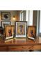 Decorative Wooden Art Triple Picture Frame Gold - 2