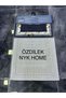 Özdi̇lek 2-Piece Bath Mat Toilet Set. It Is an Original Product. Gray Color - 2
