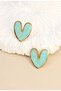 Turquoise Heart Earrings