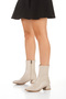 Women's Short Thick Heeled Pointed Toe Boots - 5