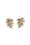 Textured Leaf Earrings