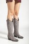 Women's Western Cowboy Embroidered Long Boots - 2