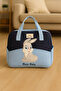 Mother Baby Care Bag Quilted Rabbit Patterned Mother Baby Bag - 3