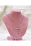 Silver Color Angel of Love Pendant Women's Steel Necklace - 5