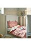 GULDVÄVARE 3-piece bedlinen set for cot, pale pink/beige, 60 x 120 cm - 2