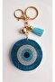 Gift Zircon Stone Evil Eye Beaded Turquoise Keychain