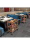 FFD Premium Bamboo Kitchen Trolley – 3 & 4 Tier Rolling Utility Cart | Multipurpose Storage & - 8