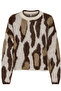 Onledeie Life Ls Jq O-Neck Knt Women Patterned Sweater - 5