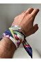 45X50 cm Satin Bracelet Satin Scarf Satin Bracelet Bag Accessory Custom Pattern Satin Bracelet