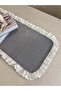 Ruffled Scalloped Vintage Oval Runner 45X140 cm - 5