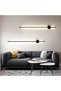 Gold Modern LED Wall Lamp Minimalist Long Strip Light for Bedroom, Living Room, Home Decor - 6