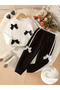 Bow Detail Girls' Bottom and Top Set