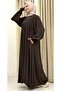 Robali Bol Cut Medina Silk Ferace - 5