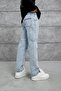 Men's Jean Trousers Mb Light Blue Baggy with Pocket Detail - 5