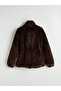 Lcw Vision High Collar Women's Plush Coat - 8