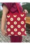 Daisy Patterned Knitted Shoulder Bag - 4