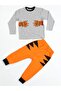 Tiger Paws Orange Trousers+T-shirt Set - 3