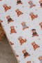 Baby Crib, Park Bed (70X120 cm) Duvet Cover & Sheet Set, Cotton Satin - Teddy - 4