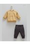 Barbosa Baby Boy 3 Thread Ribbed Sweat Pocket Pants Luxury Set (New Season) - 3