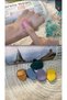 8Pcs Soft Mini Finger Makeup Powder Puff,Soft Cosmetic Sponge,For Concealer, Foundation, Setting Powder - 2