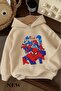 Spider-Man Printed Children's Hooded Sweatshirt