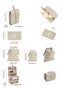 9-Piece Beige Luggage Organizer Set - 3