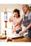 Metal Rolling Pin with Bamboo Handle, Special Rolling Pin for Those Who Love Dough Rolling, Small - 3