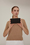 Genuine Leather Women's Wallet, with Phone Compartment |   Icona 3205 Black - 5