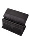 Genuine Leather Women's Wallet, with Phone Compartment |   Icona 3205 Black - 4