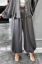 Satin Shalwar Pants with Elastic Waist 51199