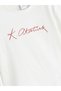 Peak New Season Crew Neck Ataturk Printed Girls' T-Shirt - 2