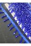Blue Beaded Fringe Tassel Decorative Strip Accessory Hobby