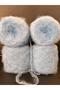 Blue (Bol Tüylü) Thick Mohair Knitting Yarn 200Gr - 2