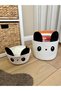 Decorative Panda Toy Basket - Organizer Basket - Children's Room Organizer Small Size - 3