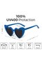 Heart-Shaped Bride Gender Party Gender Reveal Glasses Full Blue Black Glass - 2