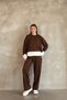 Modal Tracksuit Set with Piping Detail and Terry Cotton Garnish - 4